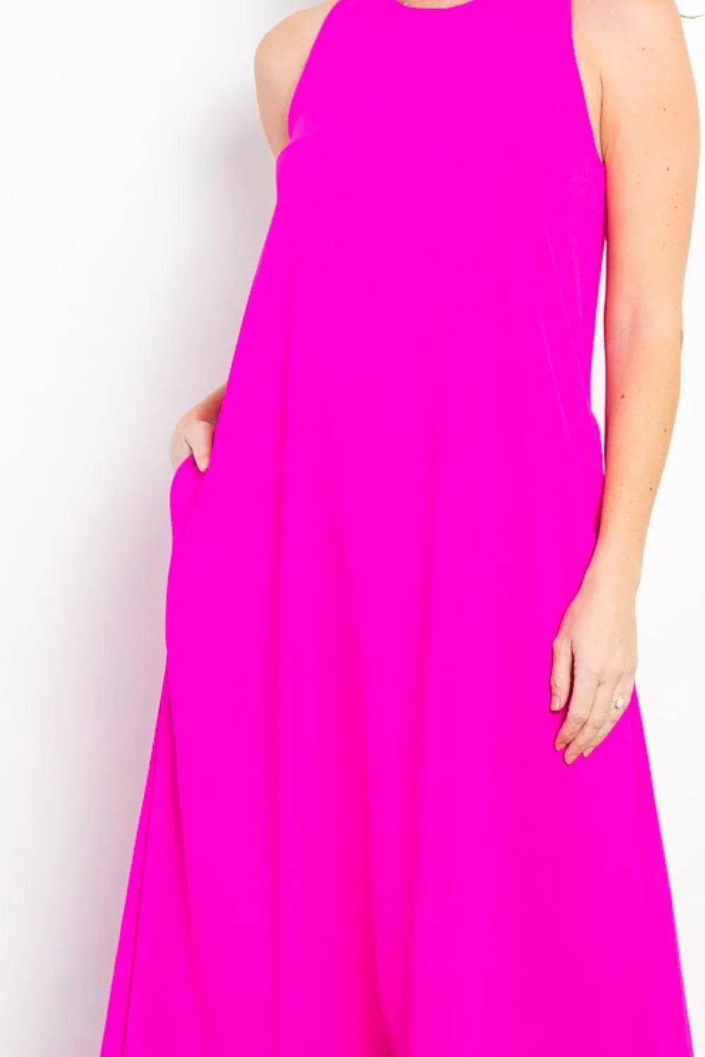 Image of Be Stage Midi Tank Dress with Pockets | Queeble.shop