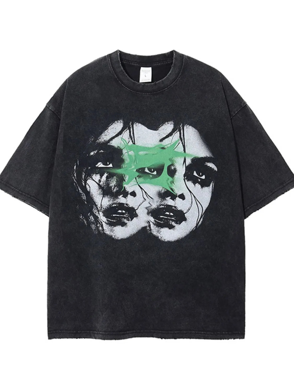 Image of Men's Graphic Round Neck Short Sleeve T-Shirt | Queeble.shop