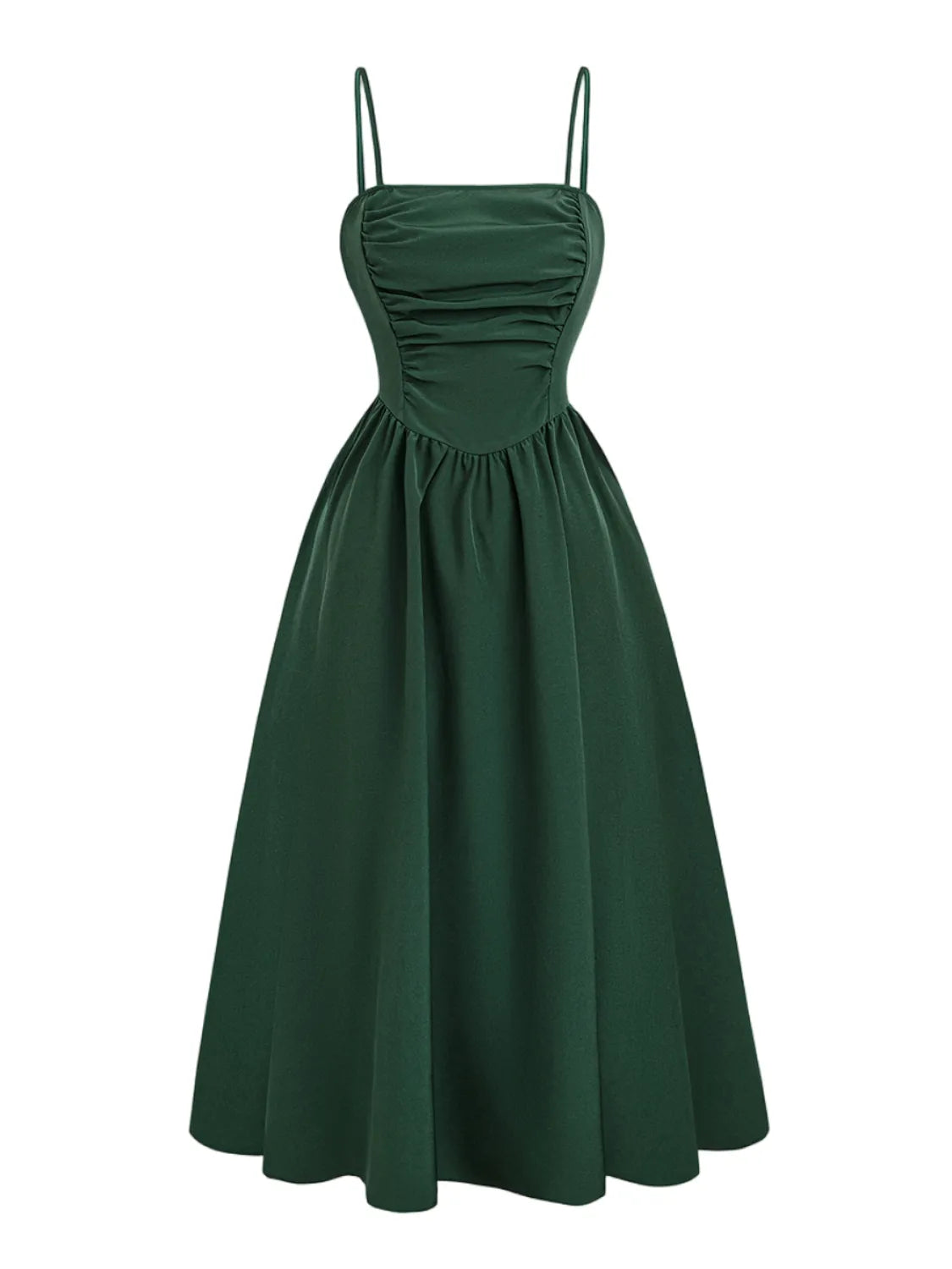 Image of Smocked Square Neck Cami Dress | Queeble.shop