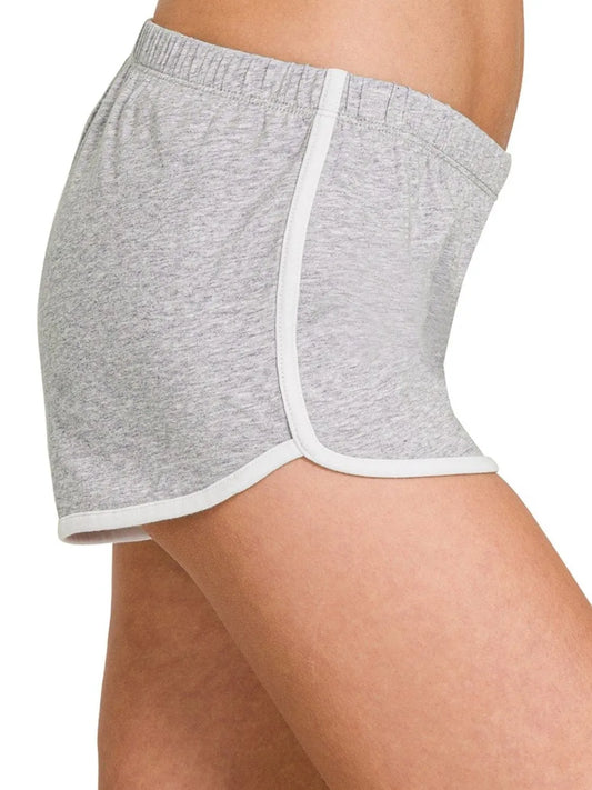 Image of Zenana Elastic Waistband Dolphin Shorts | Queeble.shop