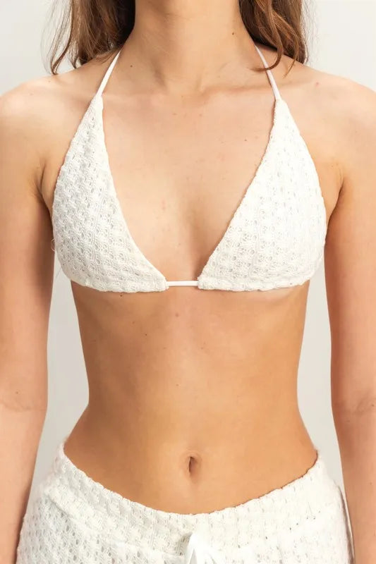 Image of HYFVE Crochet Bra and Drawstring Pants Set | Queeble.shop