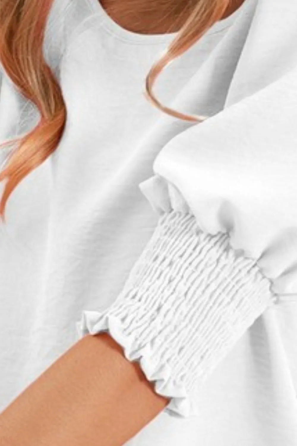 Image of BiBi Air Flow Balloon Shorts Sleeves Top | Queeble.shop