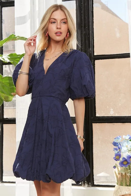 Image of ADORA Puff Sleeve Floral Dress | Queeble.shop