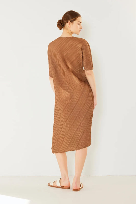 Image of Marina West Swim Pleated Dolman Sleeve Dress | Queeble.shop