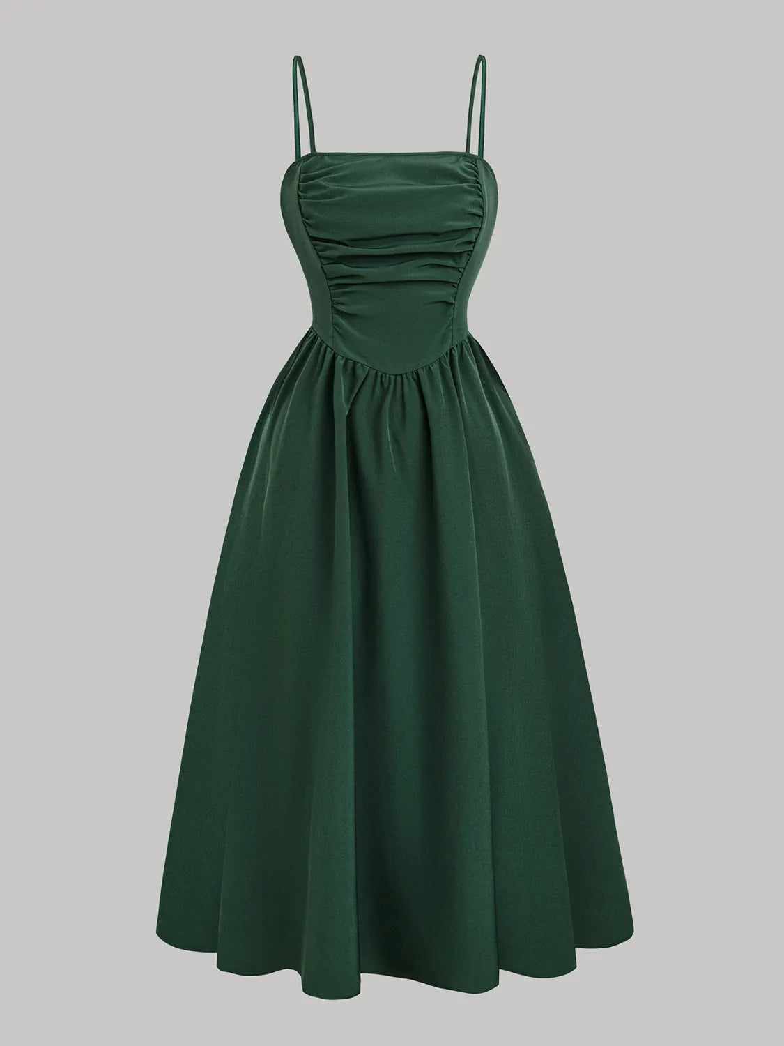 Image of Smocked Square Neck Cami Dress | Queeble.shop