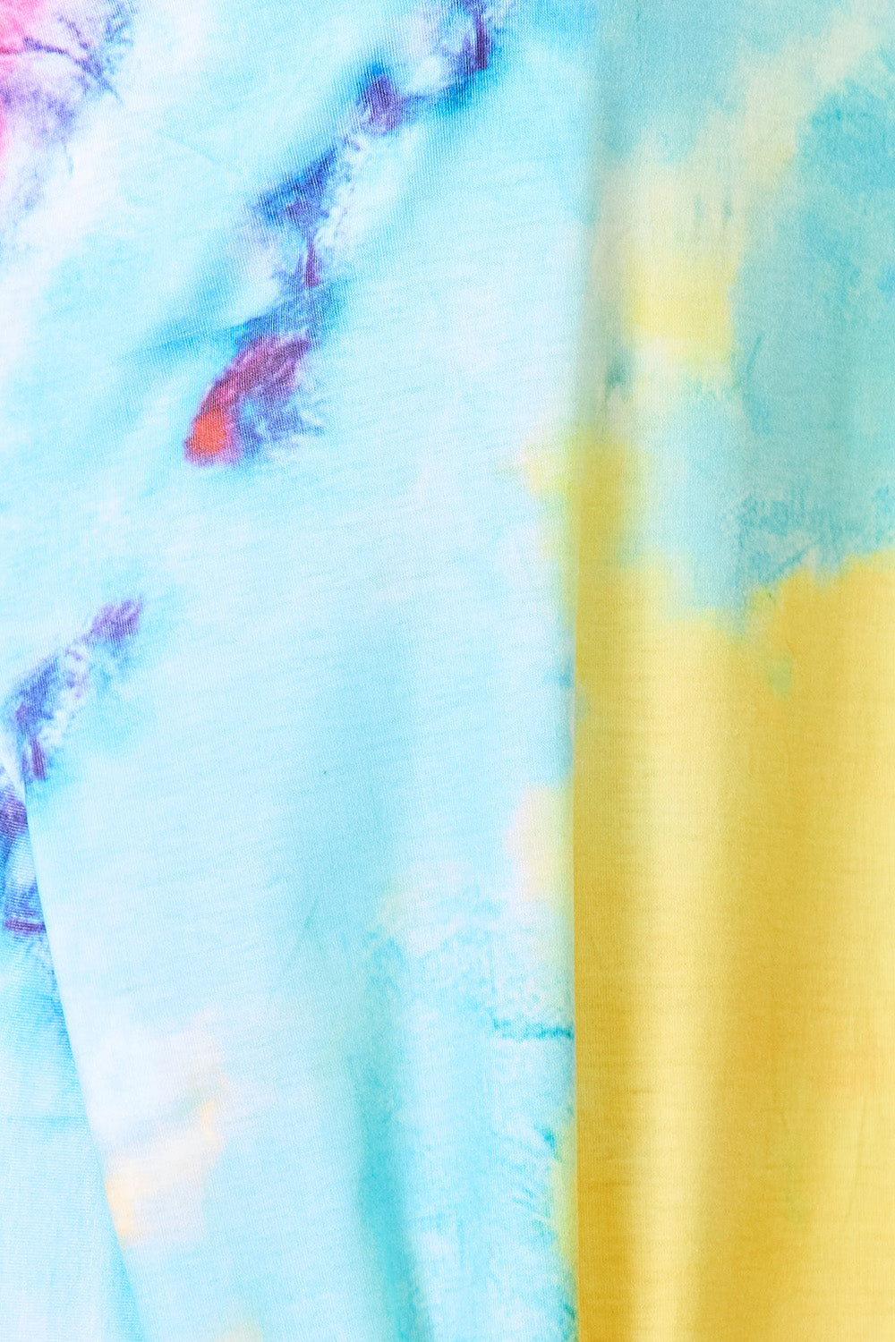 Image of Shiny Tie-Dye V-Neck Twisted Dress | Queeble.shop