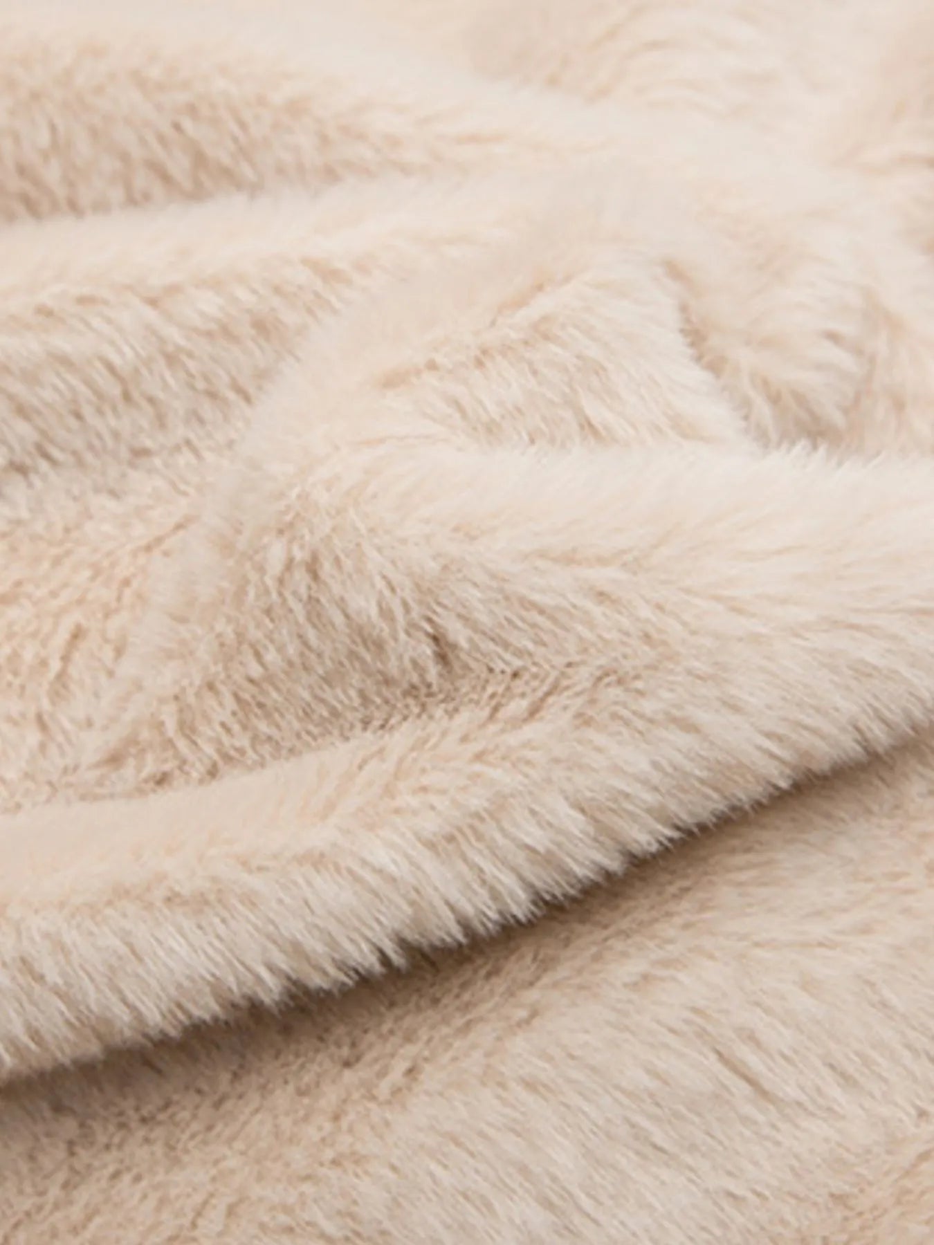 Image of Men's Faux Fur Hooded Zip Up Jacket | Queeble.shop