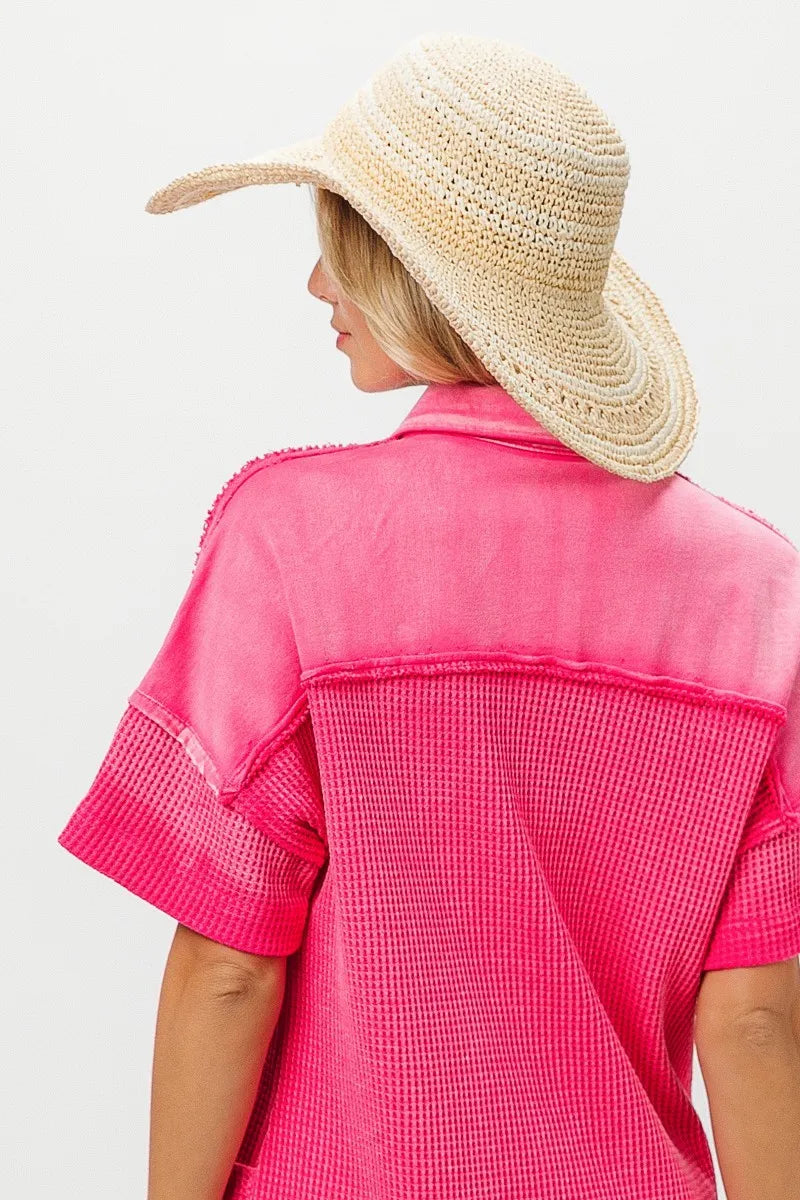 Image of BiBi Dip Dye Mineral Washed Knit Dress | Queeble.shop