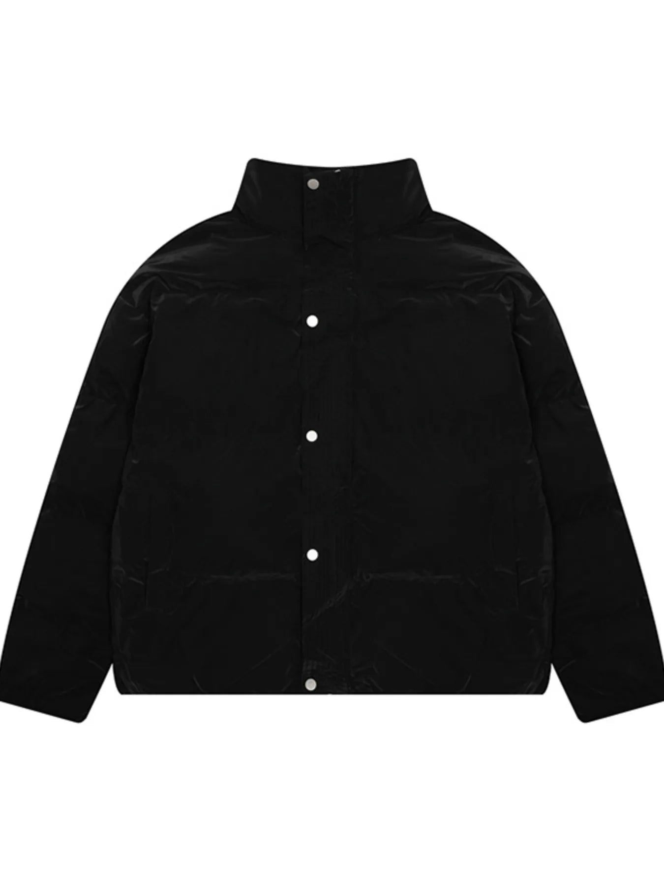 Image of Men's Full Size Quilted Long Sleeve Puffer Jacket Plus Size | Queeble.shop