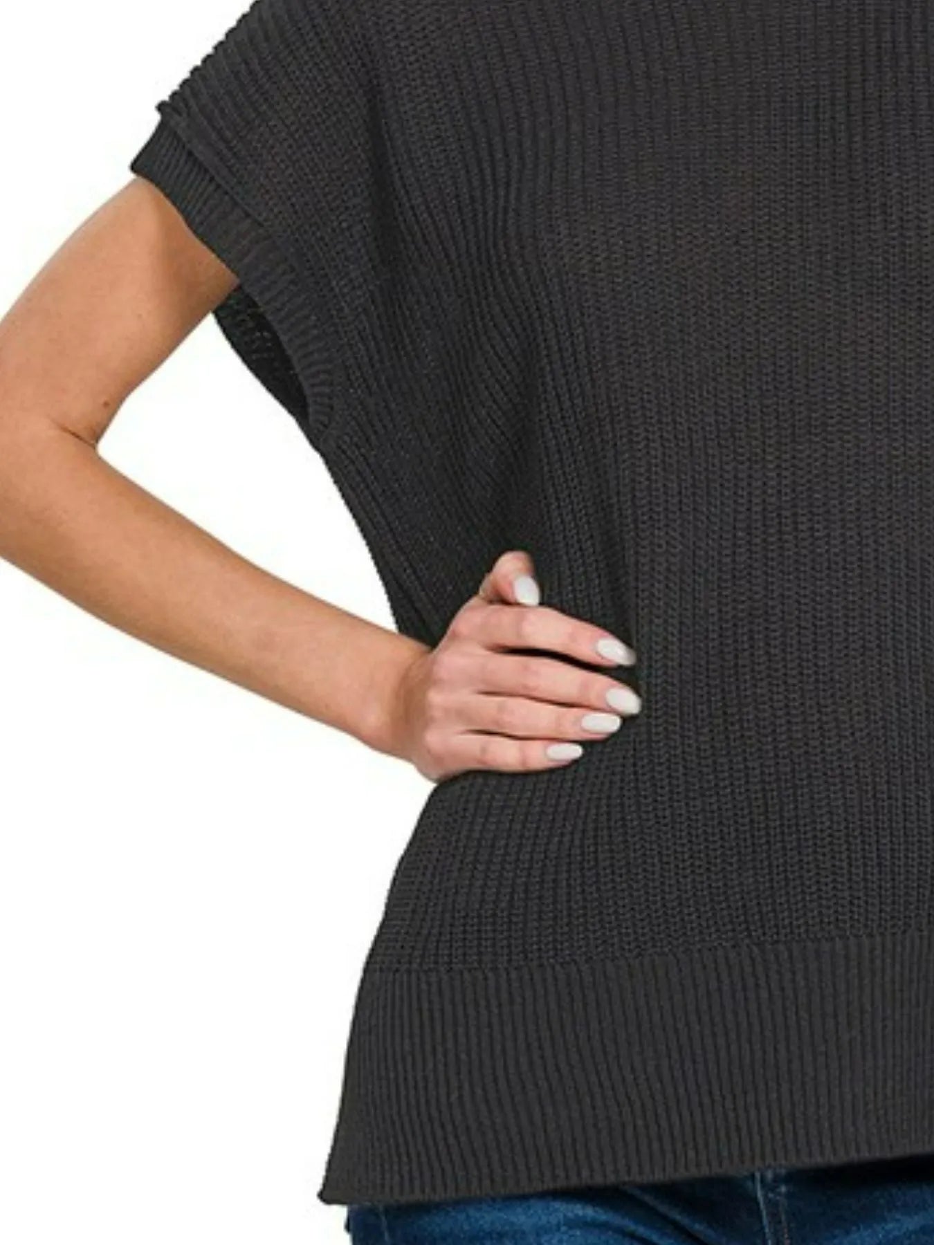 Image of Zenana Oversized Crew Neck Sweater | Queeble.shop