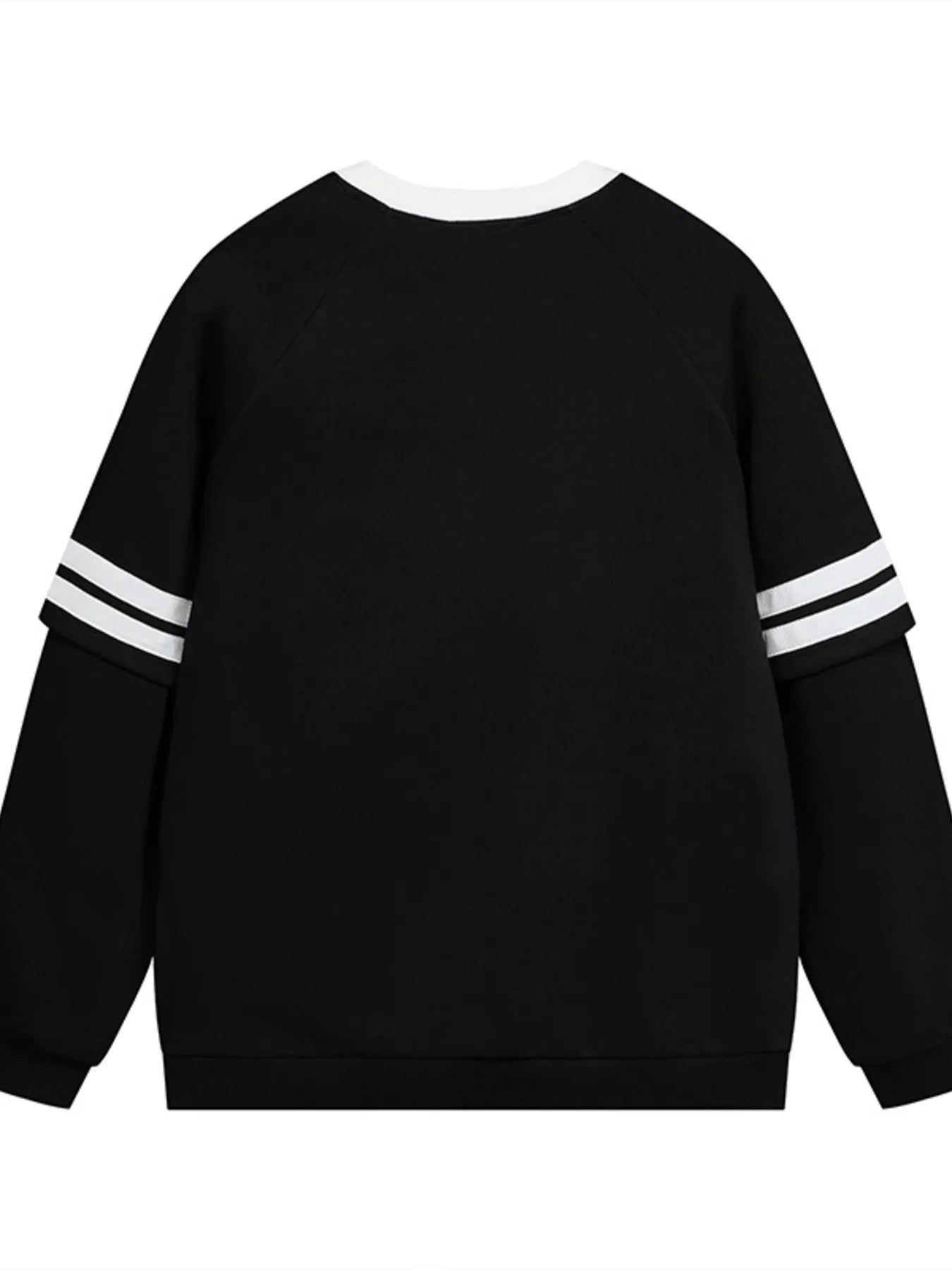 Image of Men's Round Neck Raglan Sleeve Sweatshirt | Queeble.shop