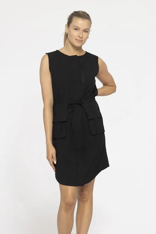 Image of MONO B Versatile Drawstring Waist Tank Dress | Queeble.shop