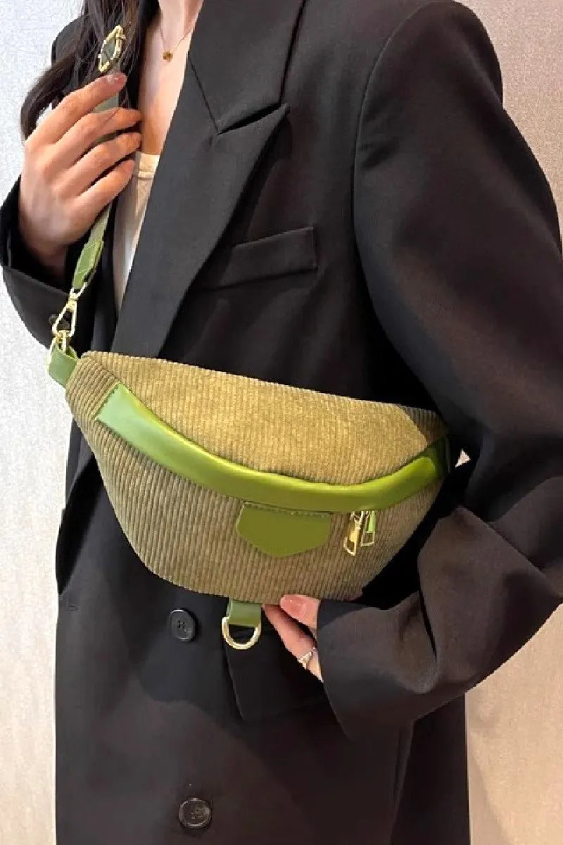 Image of Zenana Corduroy Crossbody Bag with Removable Strap | Queeble.shop