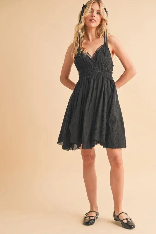 Image of Aemi+Co Lace Detail Mini Cami Dress | Queeble.shop