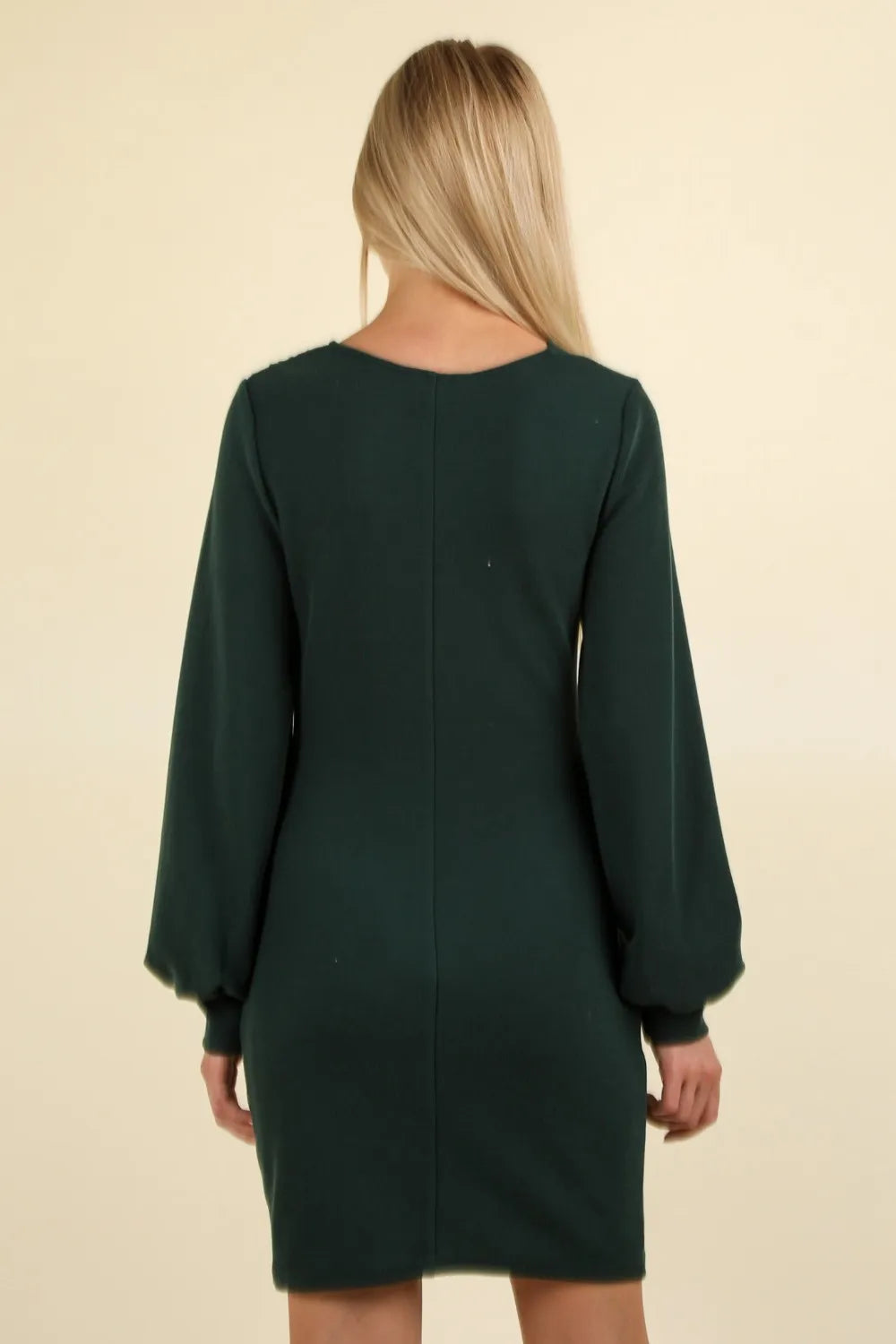 Image of VERY J Ruched Detail Bodycon Mini Dress | Queeble.shop