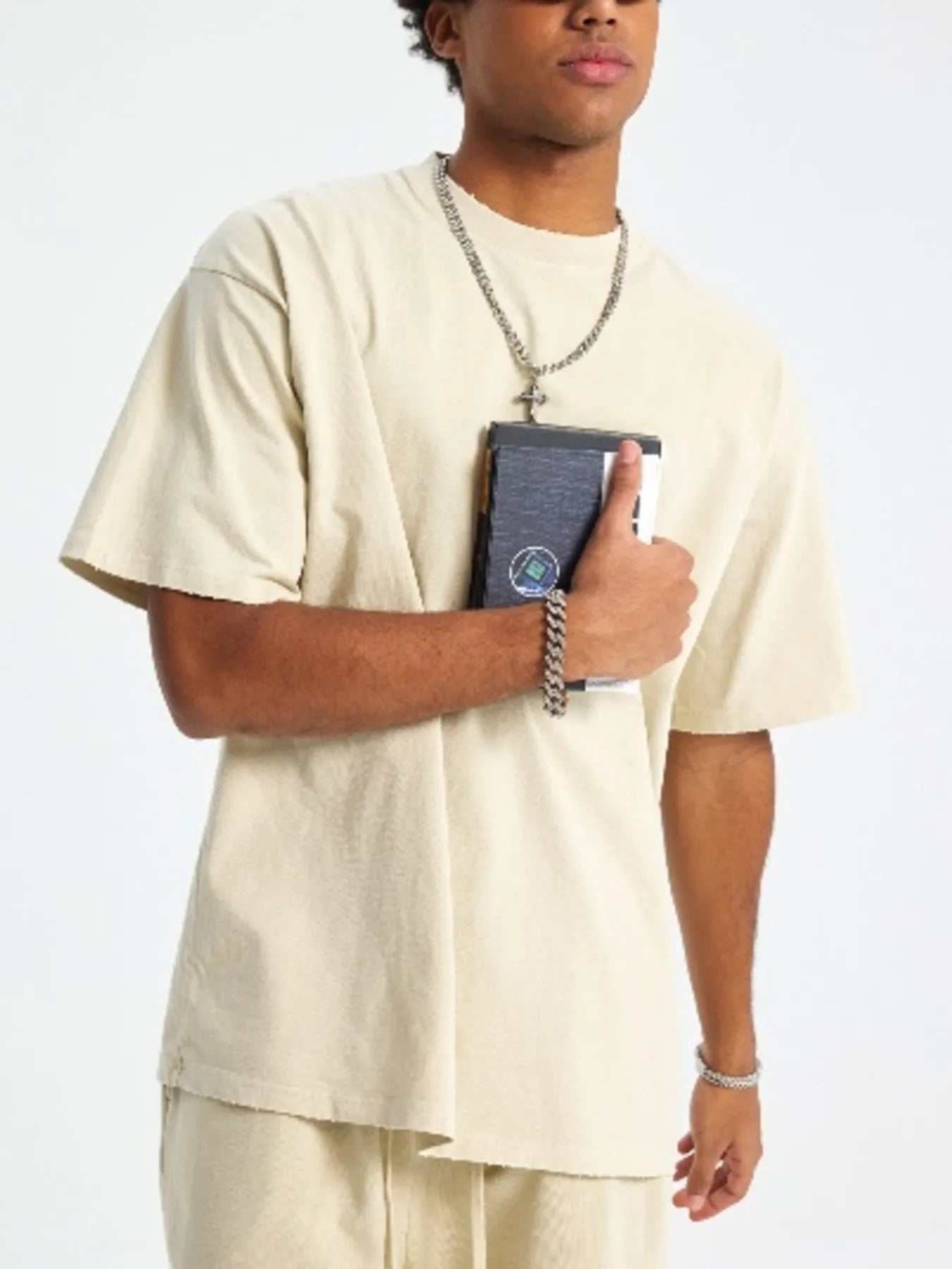 Image of Men's Round Neck Short Sleeve T-Shirt | Queeble.shop