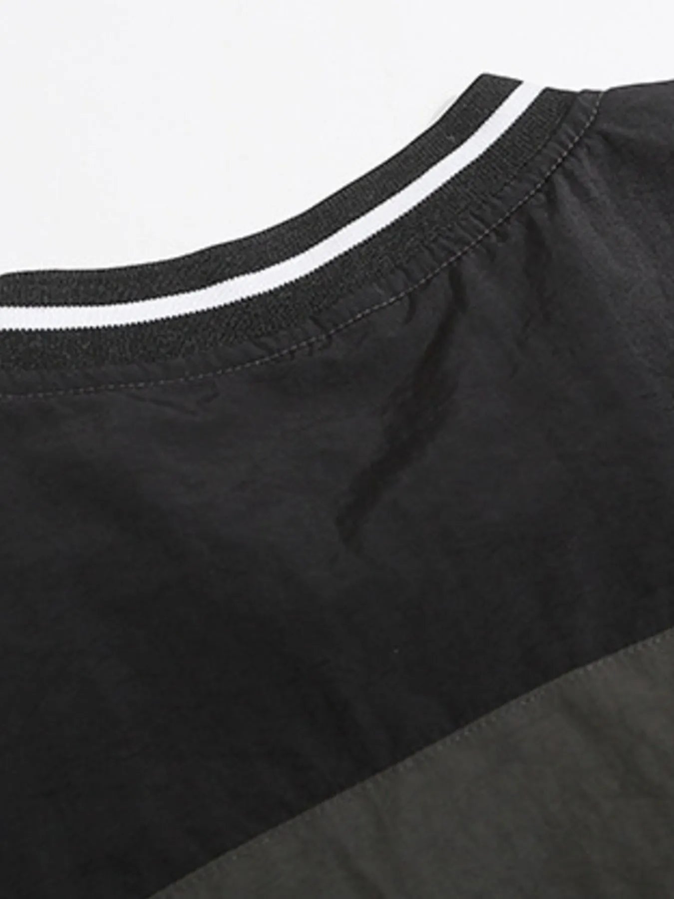 Image of Men's Letter Lace Up Long Sleeve Top | Queeble.shop