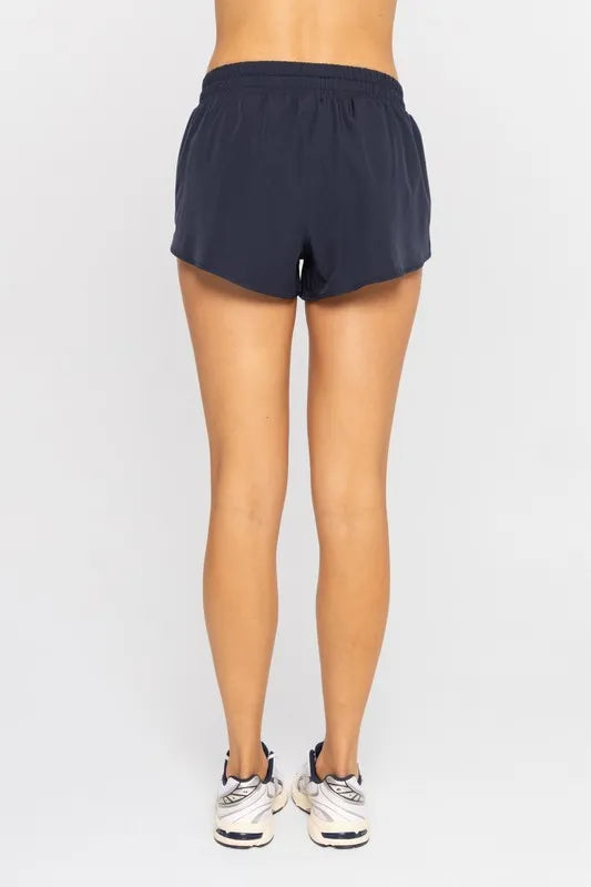 Image of MONO B Drawcord Mini Shorts | Queeble.shop