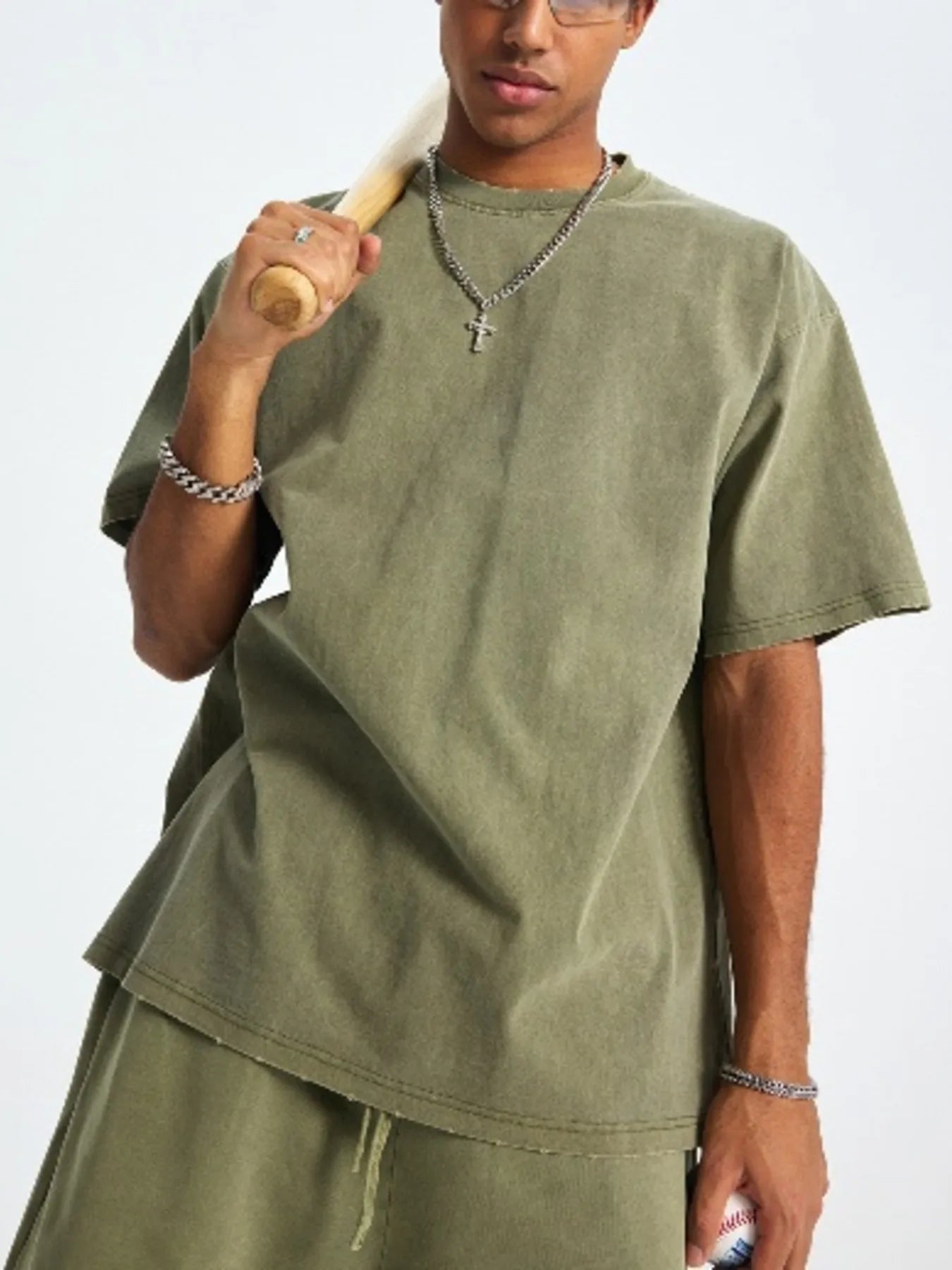 Image of Men's Round Neck Short Sleeve T-Shirt | Queeble.shop