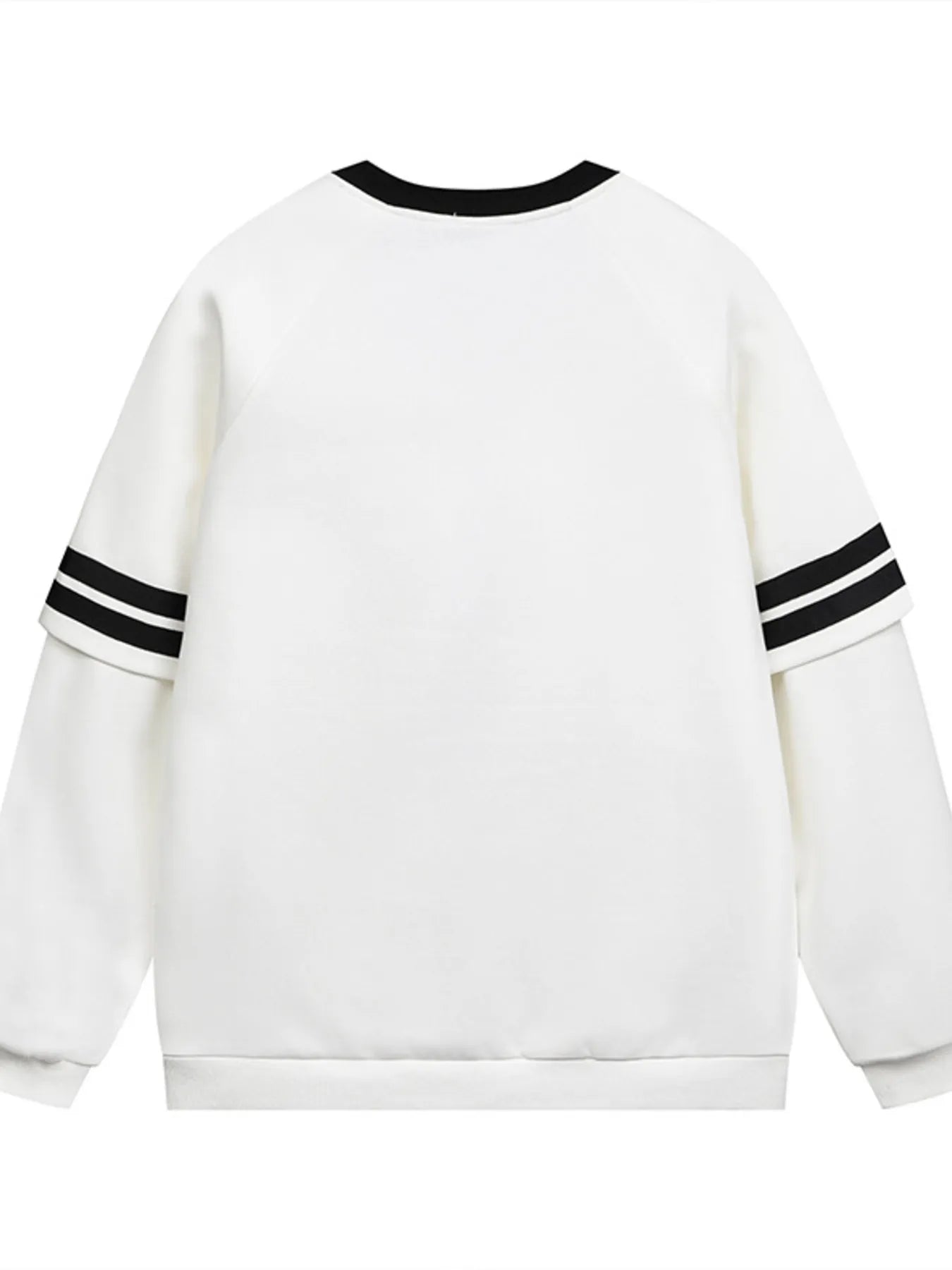 Image of Men's Round Neck Raglan Sleeve Sweatshirt | Queeble.shop