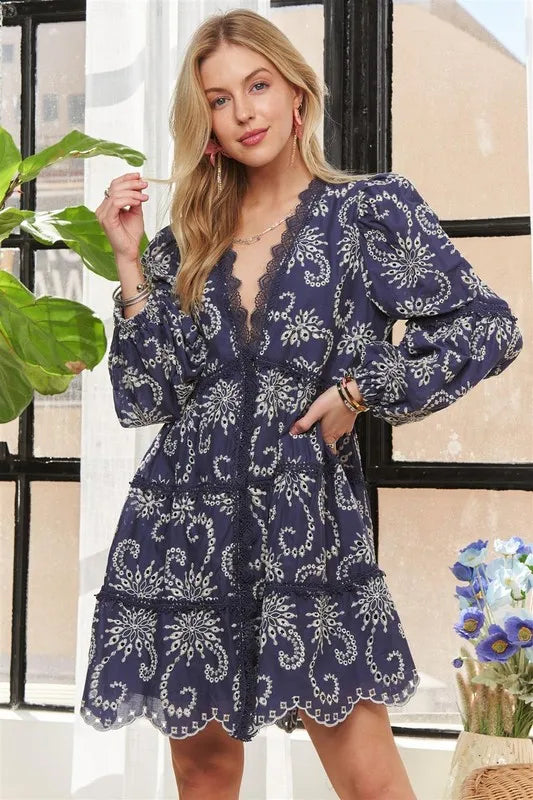 Image of ADORA Puff Sleeve Floral Dress | Queeble.shop