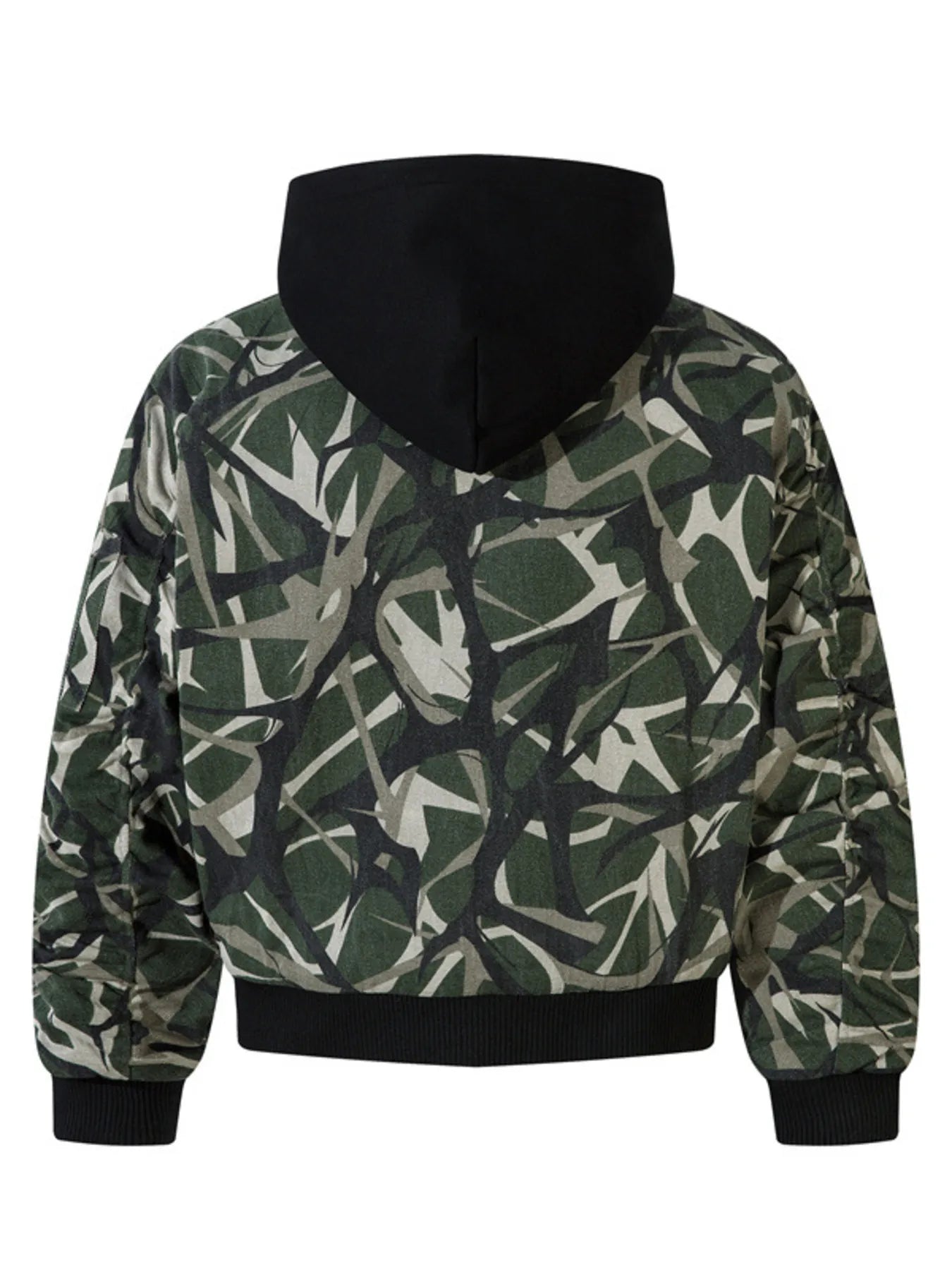 Image of Men's Printed Zip Up Long Sleeve Jacket | Queeble.shop