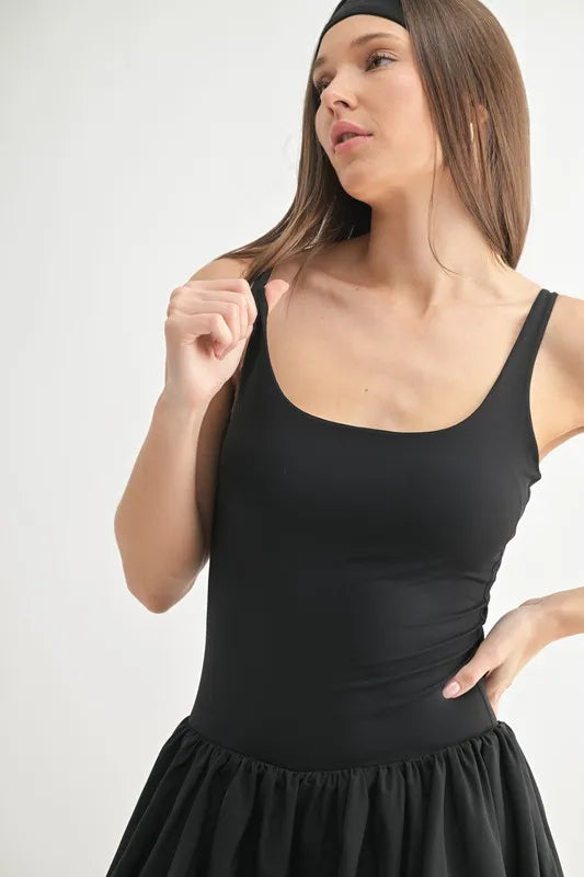 Image of MONO B Bubble Active Mini Dress | Queeble.shop