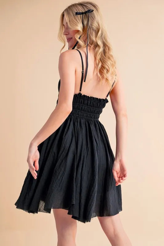 Image of Aemi+Co Lace Detail Mini Cami Dress | Queeble.shop