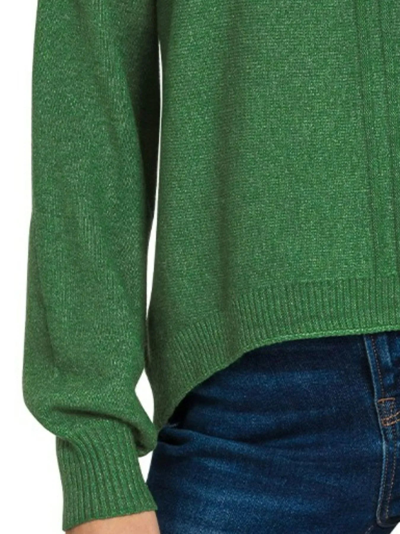 Image of Zenana Viscose Front Seam Round-Neck Sweater | Queeble.shop