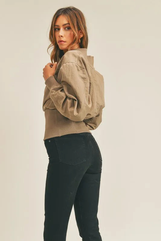Image of MABLE Long Sleeve Two Way Jacket | Queeble.shop