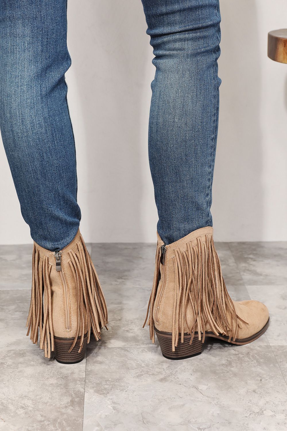 Image of Legend Women's Fringe Cowboy Western Ankle Boots | Queeble.shop