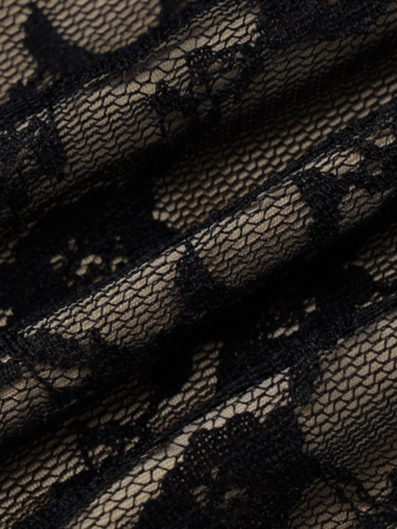 Image of Lace V-Neck Midi Cami Dress | Queeble.shop