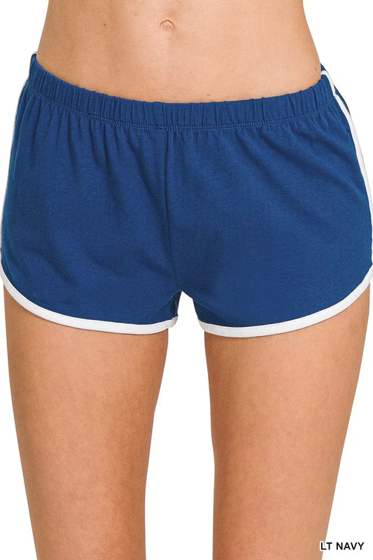 Image of Zenana Elastic Waistband Dolphin Shorts | Queeble.shop