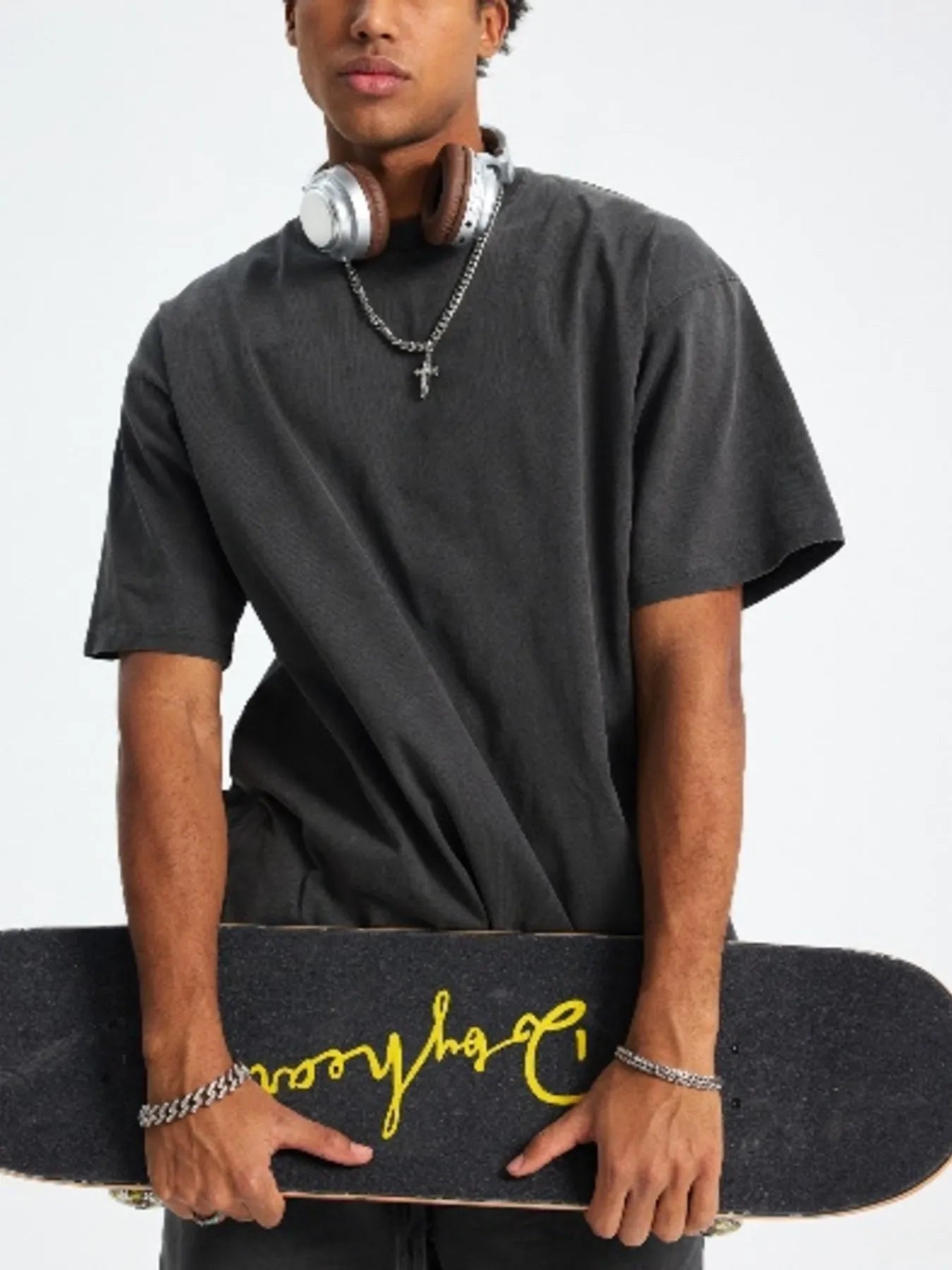 Image of Men's Round Neck Short Sleeve T-Shirt | Queeble.shop