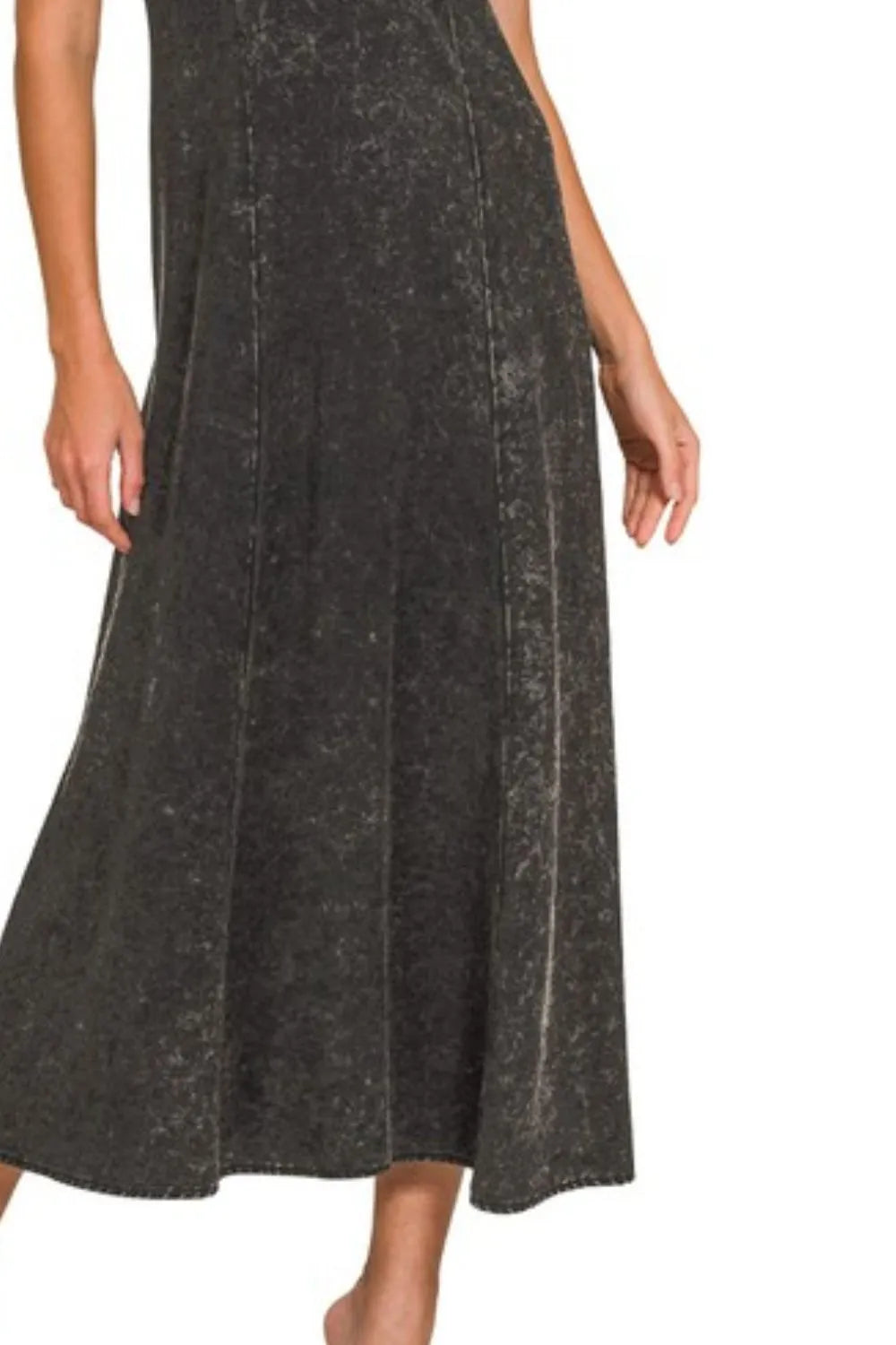 Image of Zenana Tencel Mineral Washed Maxi Dress | Queeble.shop