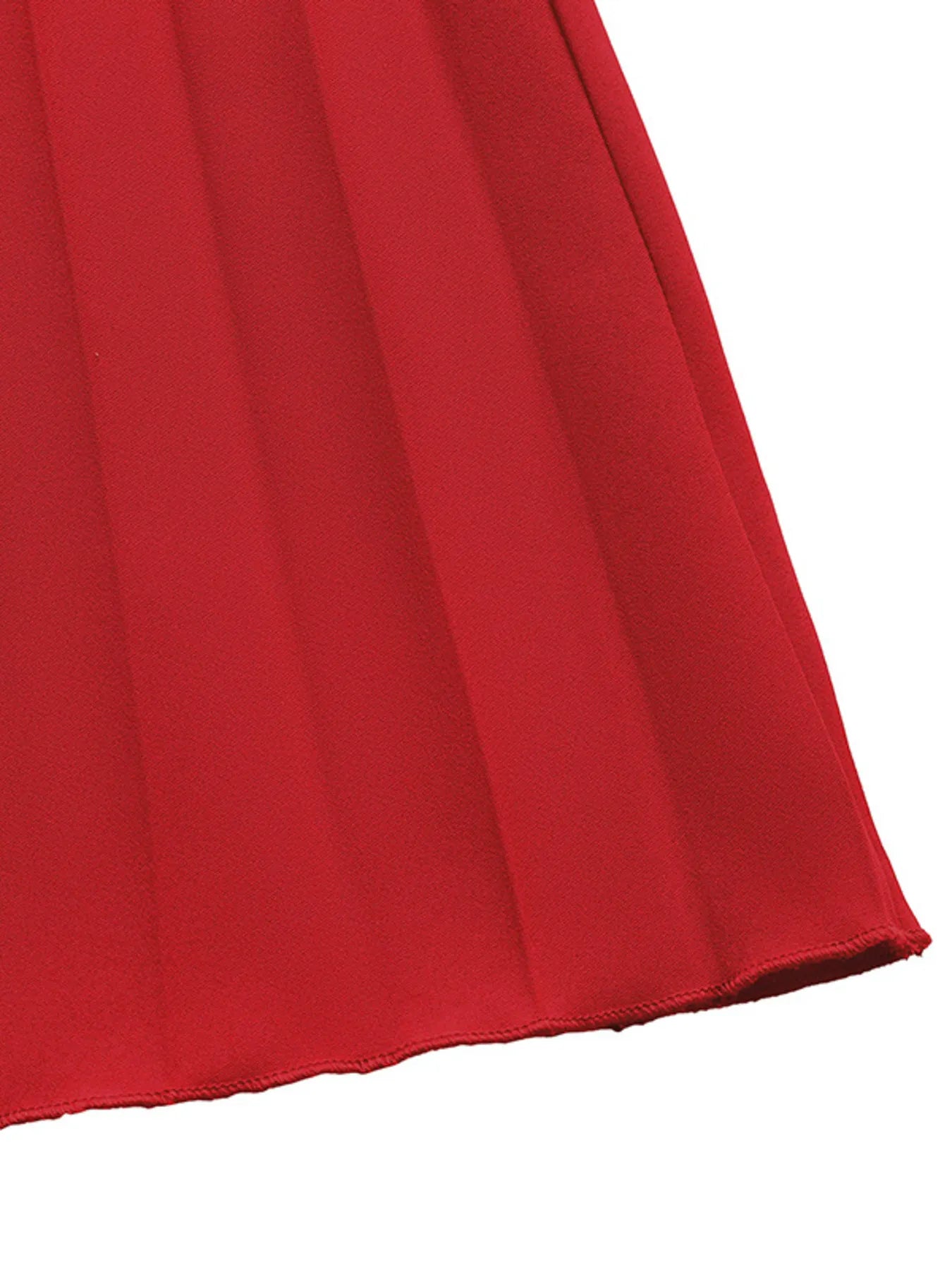 Image of Off-Shoulder Ruffle Pleated Midi Dress | Queeble.shop