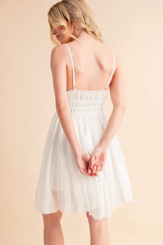 Image of Aemi+Co Lace Detail Mini Cami Dress | Queeble.shop