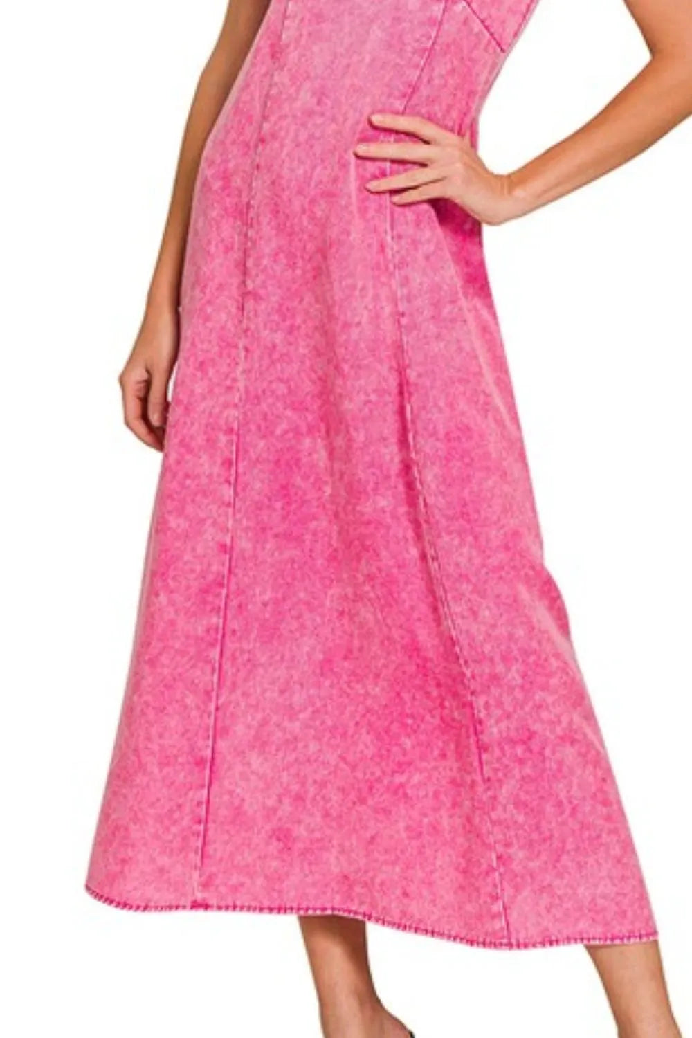 Image of Zenana Tencel Mineral Washed Maxi Dress | Queeble.shop