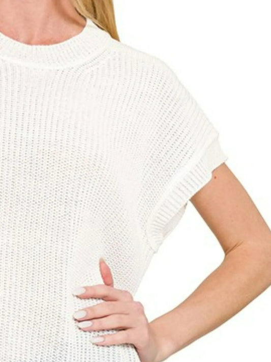 Image of Zenana Oversized Crew Neck Sweater | Queeble.shop