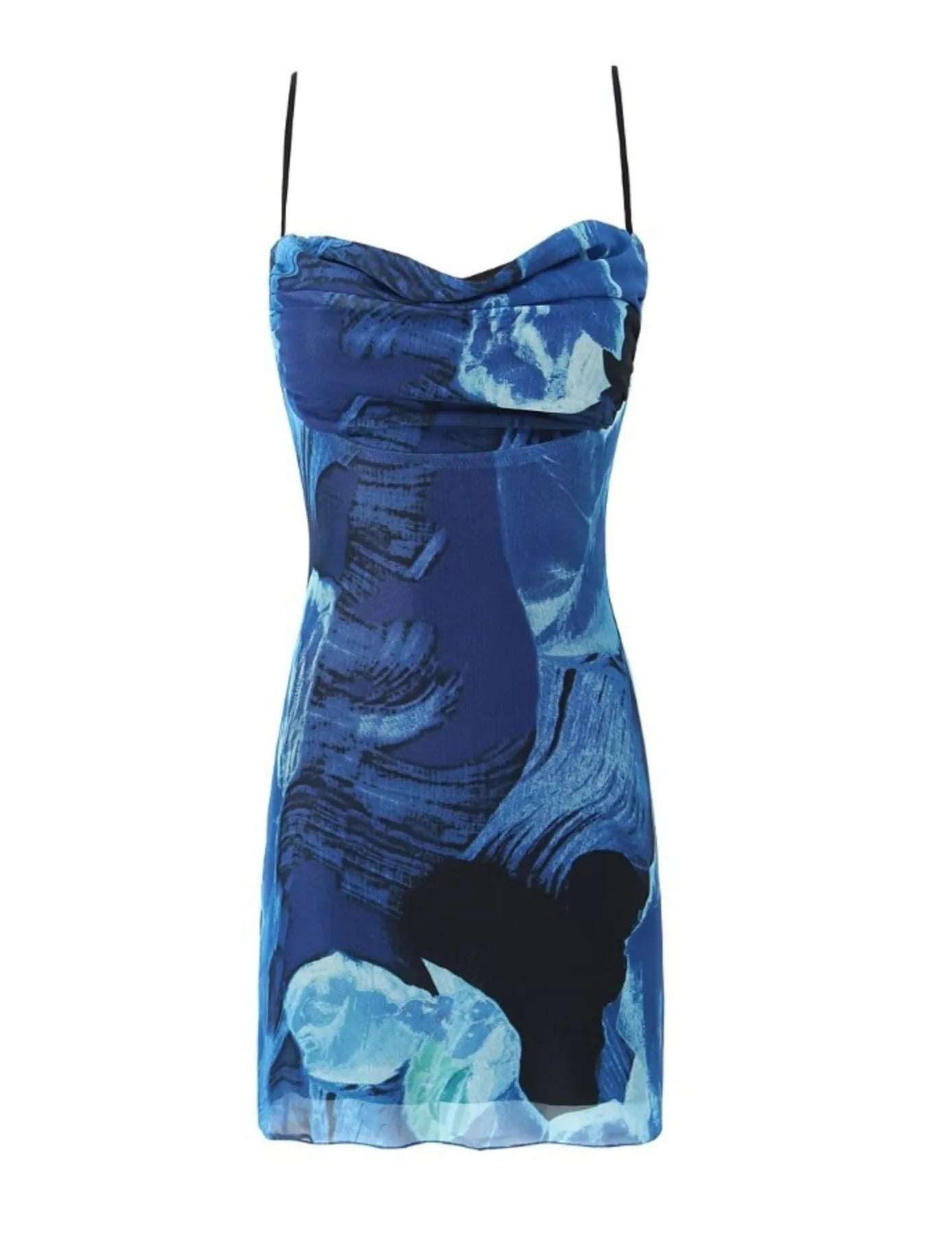 Image of Printed Bodycon Cami Dress | Queeble.shop