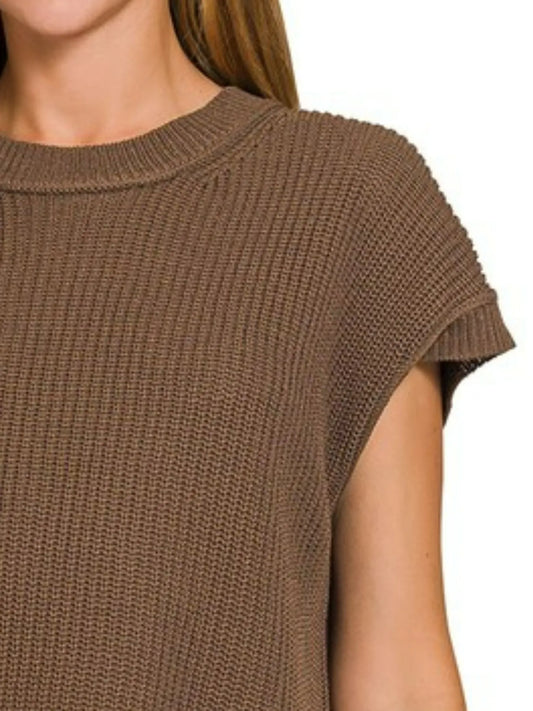 Image of Zenana Oversized Crew Neck Sweater | Queeble.shop