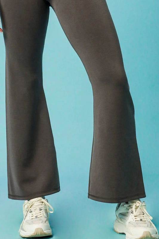 Image of Umgee High-Waisted Flare Leggings | Queeble.shop