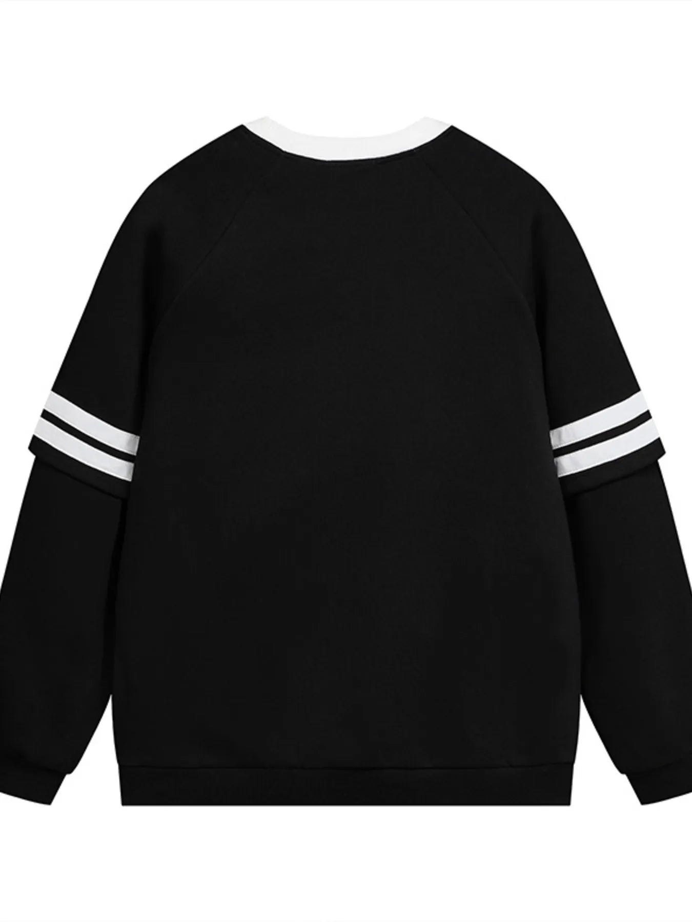 Image of Men's Round Neck Raglan Sleeve Sweatshirt | Queeble.shop