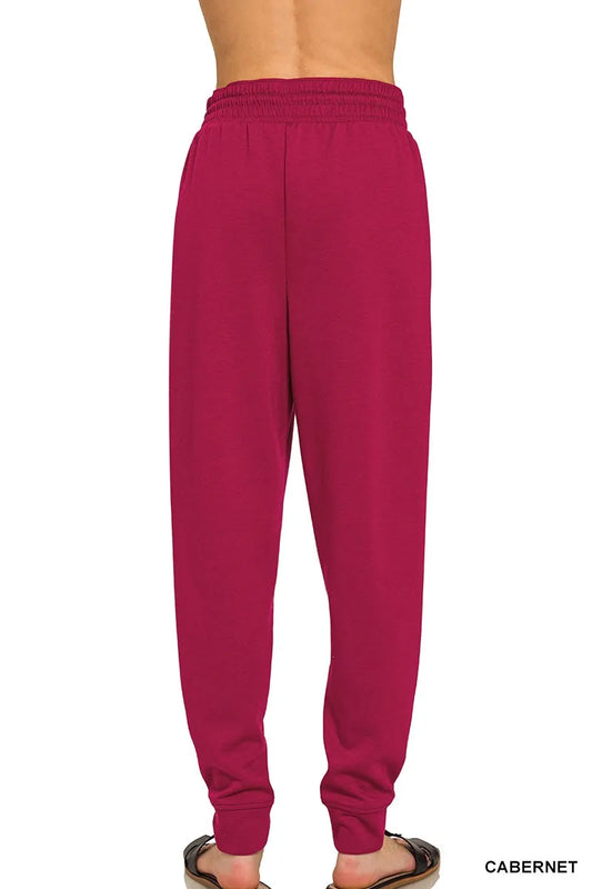 Image of Zenana Drawstring Scuba Sweatpants with Pockets | Queeble.shop