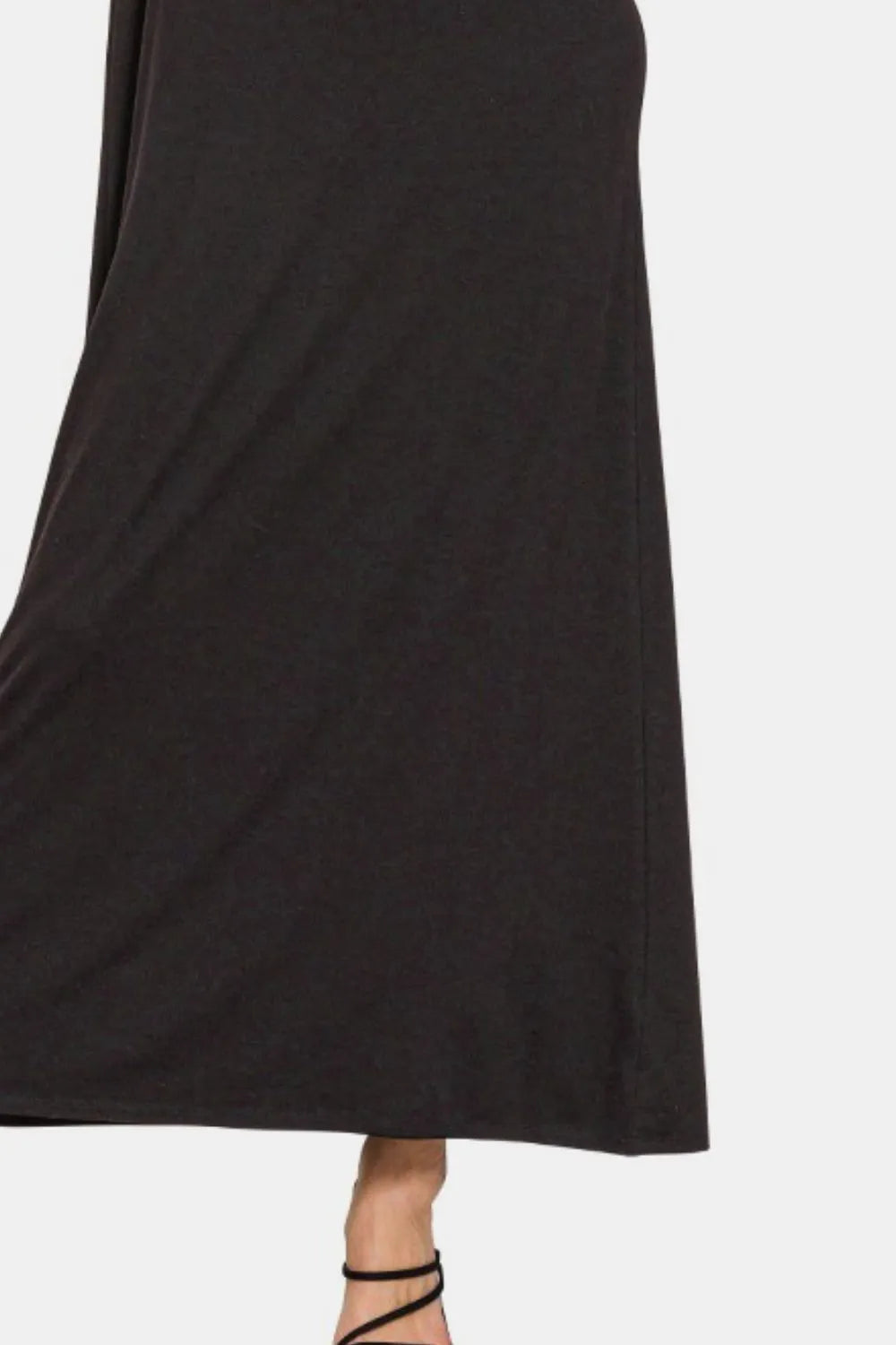 Image of Zenana Scoop Neck Wide Strap Tank Dress | Queeble.shop