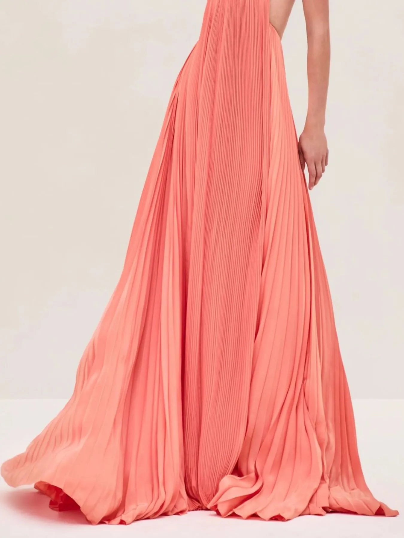 Image of Cutout Ruched Maxi Cami Dress | Queeble.shop