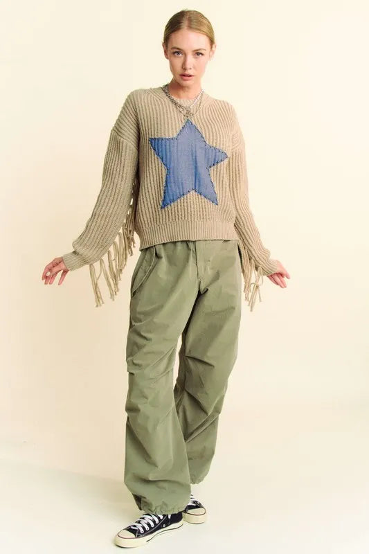 Image of Davi & Dani Drawstring Baggy Pants with Pockets | Queeble.shop