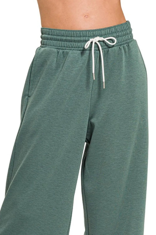 Image of Zenana Scuba Drawstring Pants | Queeble.shop