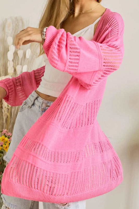 Image of ADORA Lightweight Sweater Knit Cardigan | Queeble.shop