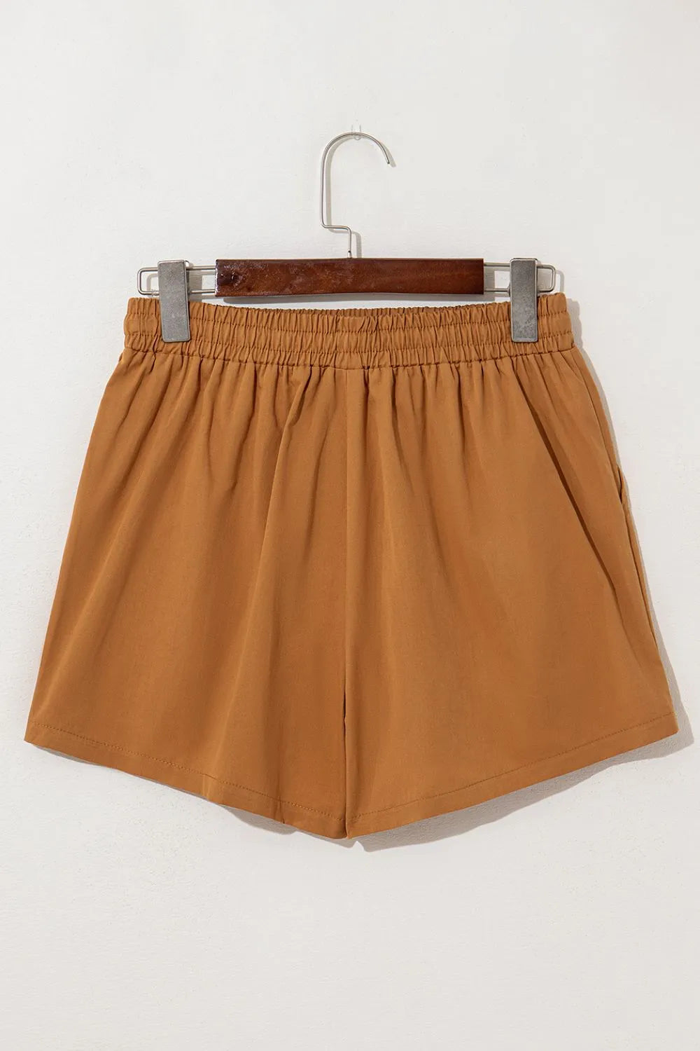 Image of Embroidered Boho Tasseled Drawstring Elastic Waist Casual Shorts | Queeble.shop